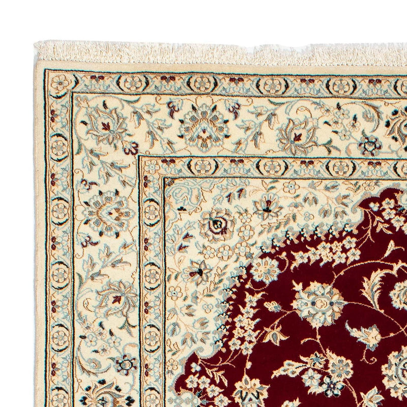 Tapete Persa - Nain - Royal - 236 x 157 cm - vermelho escuro