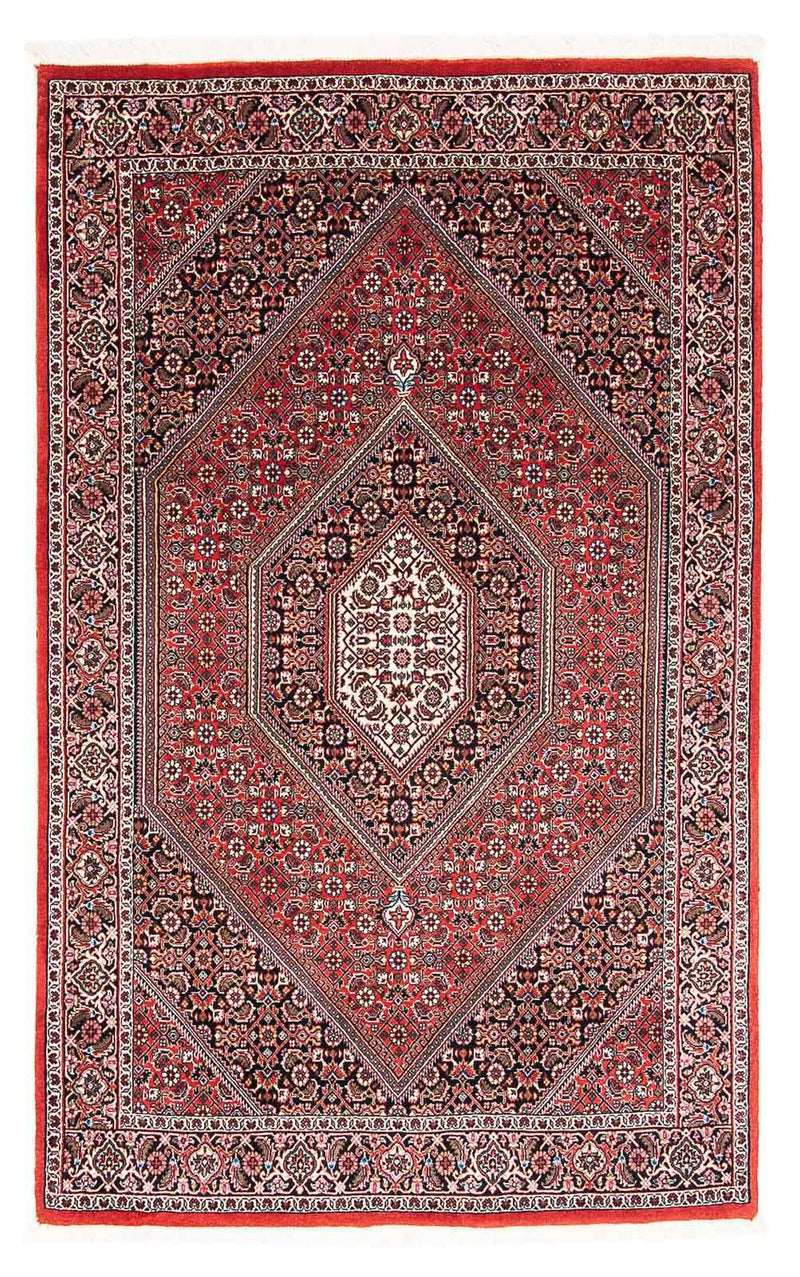 Tapete Persa - Bijar - 170 x 111 cm - vermelho