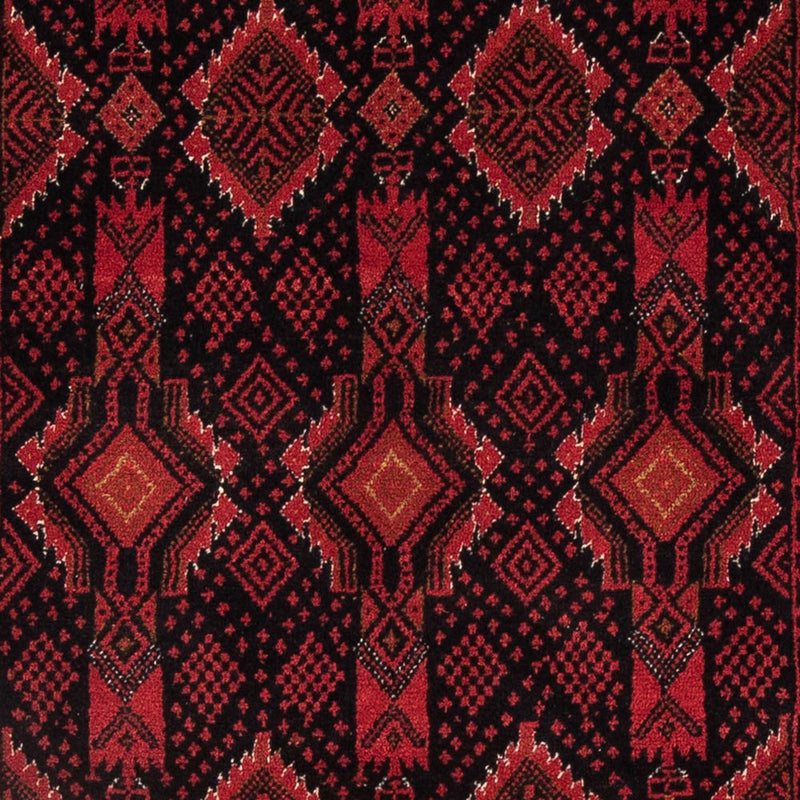 Corredor Tapete Baluch - 182 x 102 cm - vermelho escuro