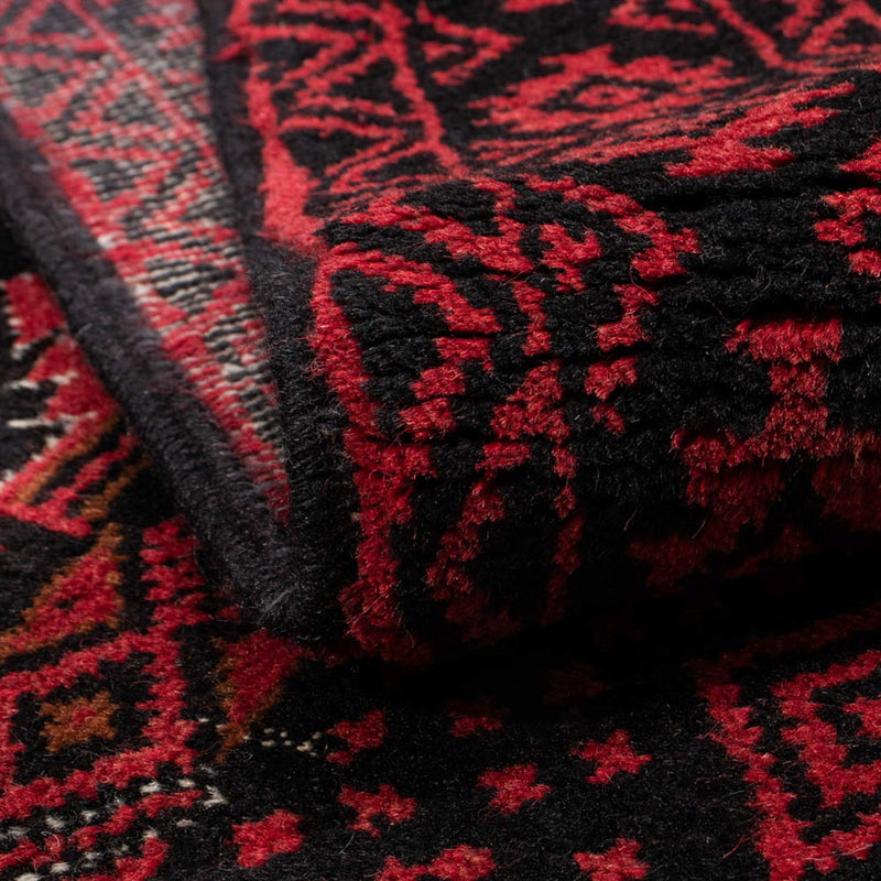 Corredor Tapete Baluch - 182 x 102 cm - vermelho escuro