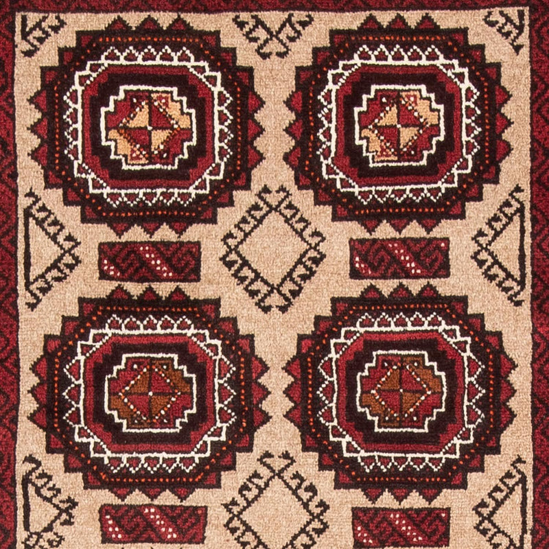 Corredor Tapete Baluch - 195 x 104 cm - bege