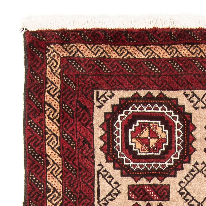 Corredor Tapete Baluch - 195 x 104 cm - bege