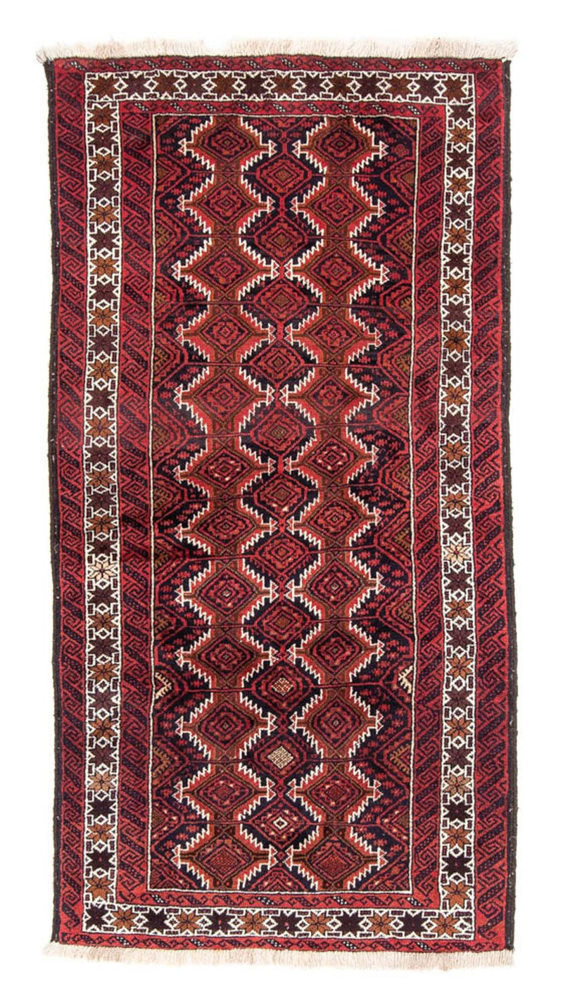 Corredor Tapete Baluch - 189 x 97 cm - vermelho