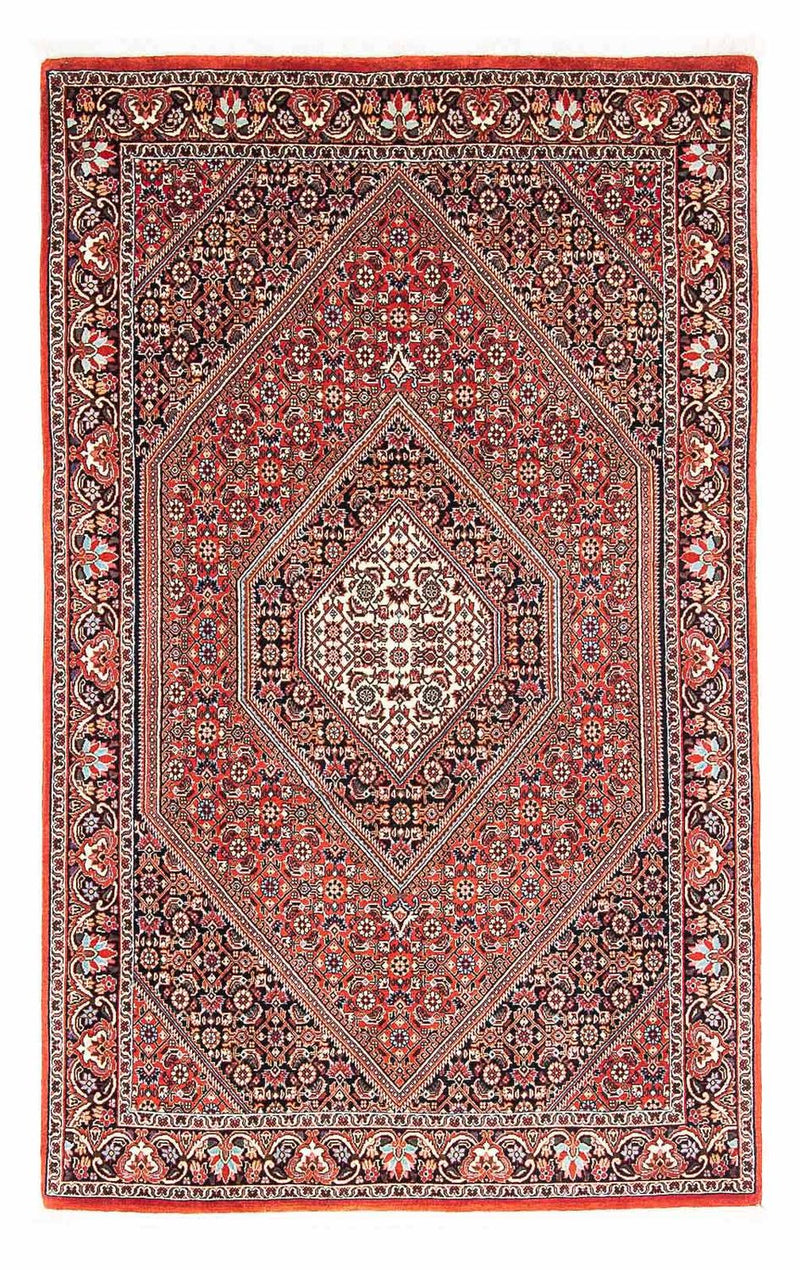 Tapete Persa - Bijar - 186 x 109 cm - vermelho