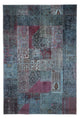 Tapete de trabalho em patchwork 291x194cm - Perserteppich Wollteppich