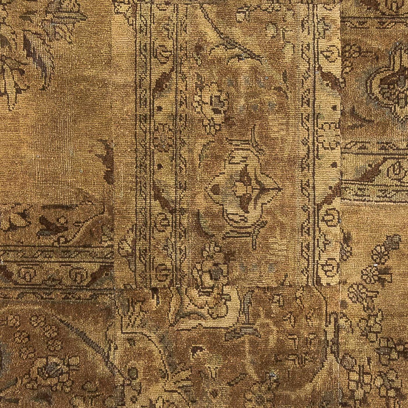 Tapete de trabalho em patchwork 207x128cm - Perserteppich Wollteppich