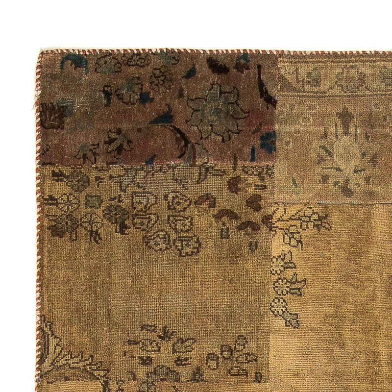 Tapete de trabalho em patchwork 207x128cm - Perserteppich Wollteppich