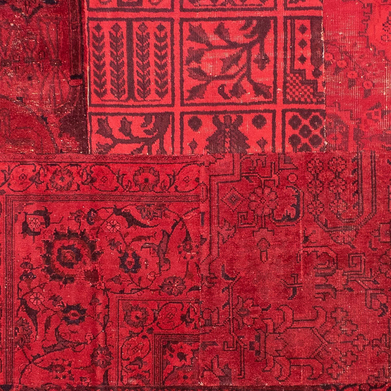 Tapete de trabalho em patchwork 196x296cm - Perserteppich Wollteppich