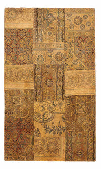 Tapete de trabalho em patchwork 205x131cm - Perserteppich Wollteppich – product image