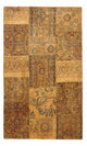 Tapete de trabalho em patchwork 205x131cm - Perserteppich Wollteppich