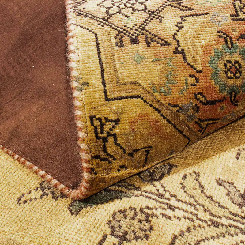 Tapete de trabalho em patchwork 205x131cm - Perserteppich Wollteppich