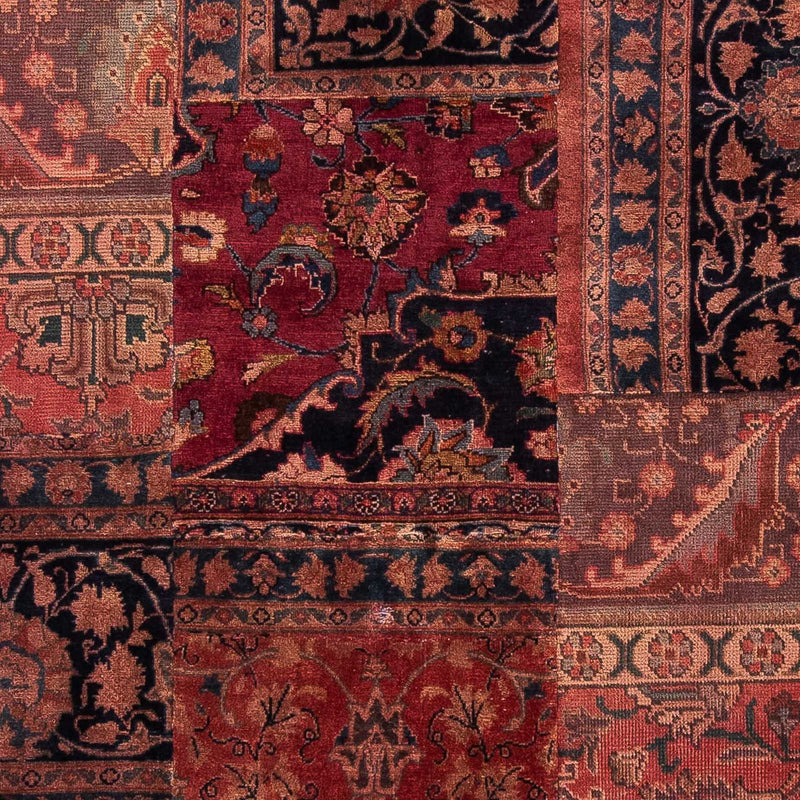 Tapete de trabalho em patchwork 207x135cm - Perserteppich Wollteppich