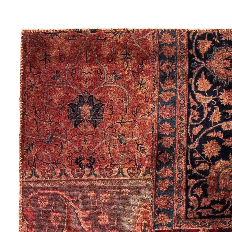 Tapete de trabalho em patchwork 207x135cm - Perserteppich Wollteppich