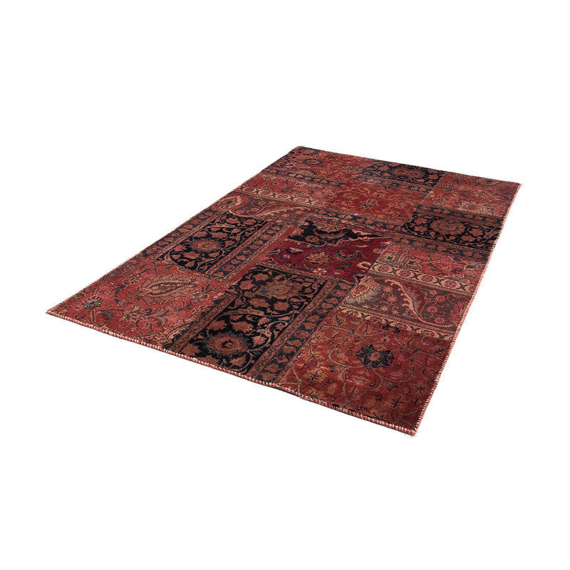 Tapete de trabalho em patchwork 207x135cm - Perserteppich Wollteppich