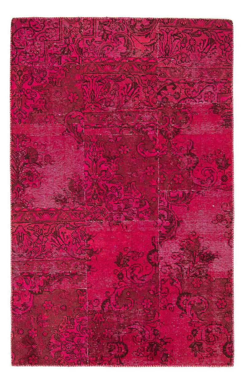 Tapete de trabalho em patchwork 202x127cm - Perserteppich Wollteppich