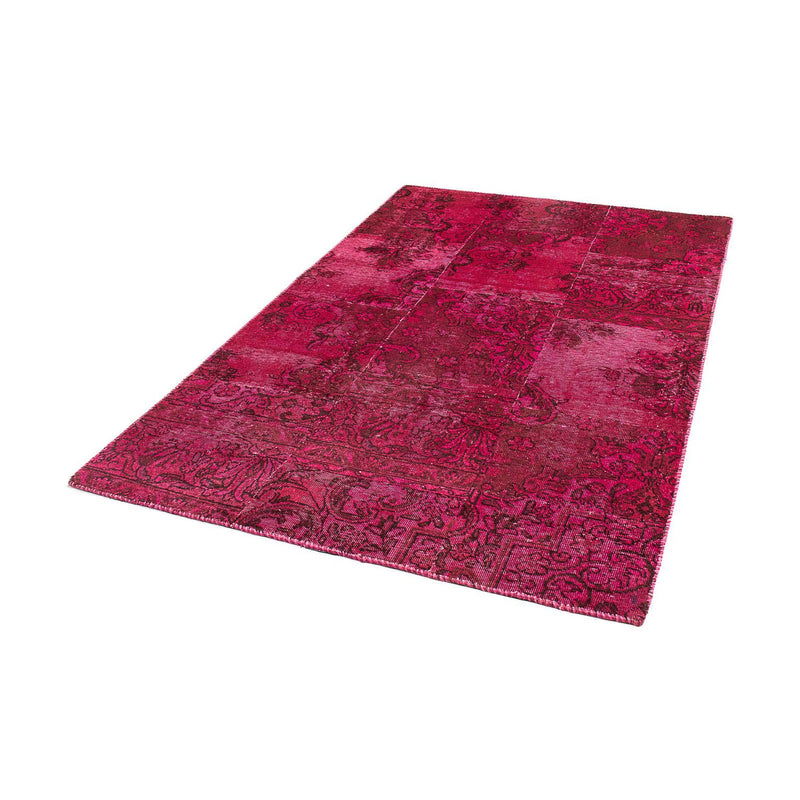 Tapete de trabalho em patchwork 202x127cm - Perserteppich Wollteppich