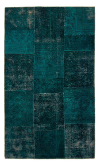 Tapete de trabalho em patchwork 205x131cm - Perserteppich Wollteppich – product image