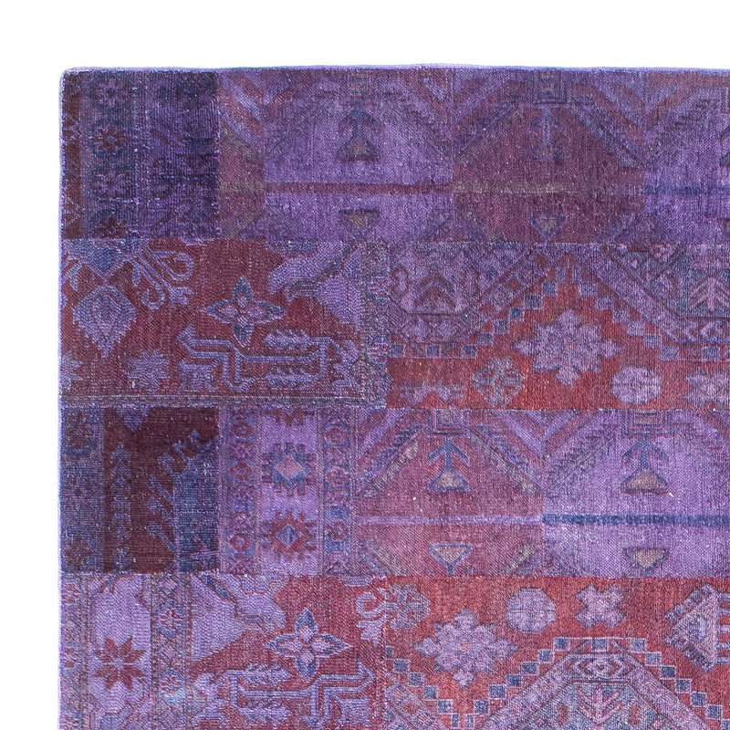 Tapete de trabalho em patchwork 299x239cm - Perserteppich Wollteppich