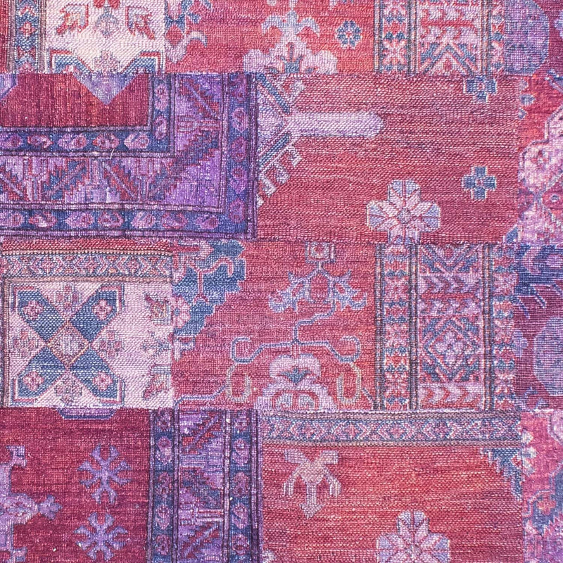 Tapete de trabalho em patchwork 291x210cm - Perserteppich Wollteppich