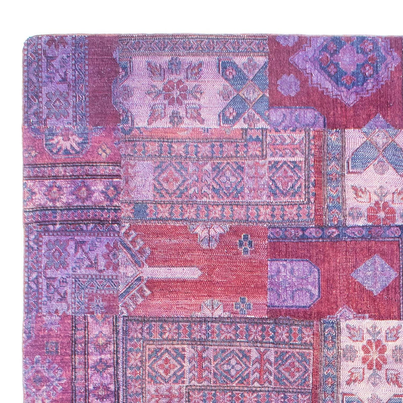 Tapete de trabalho em patchwork 291x210cm - Perserteppich Wollteppich