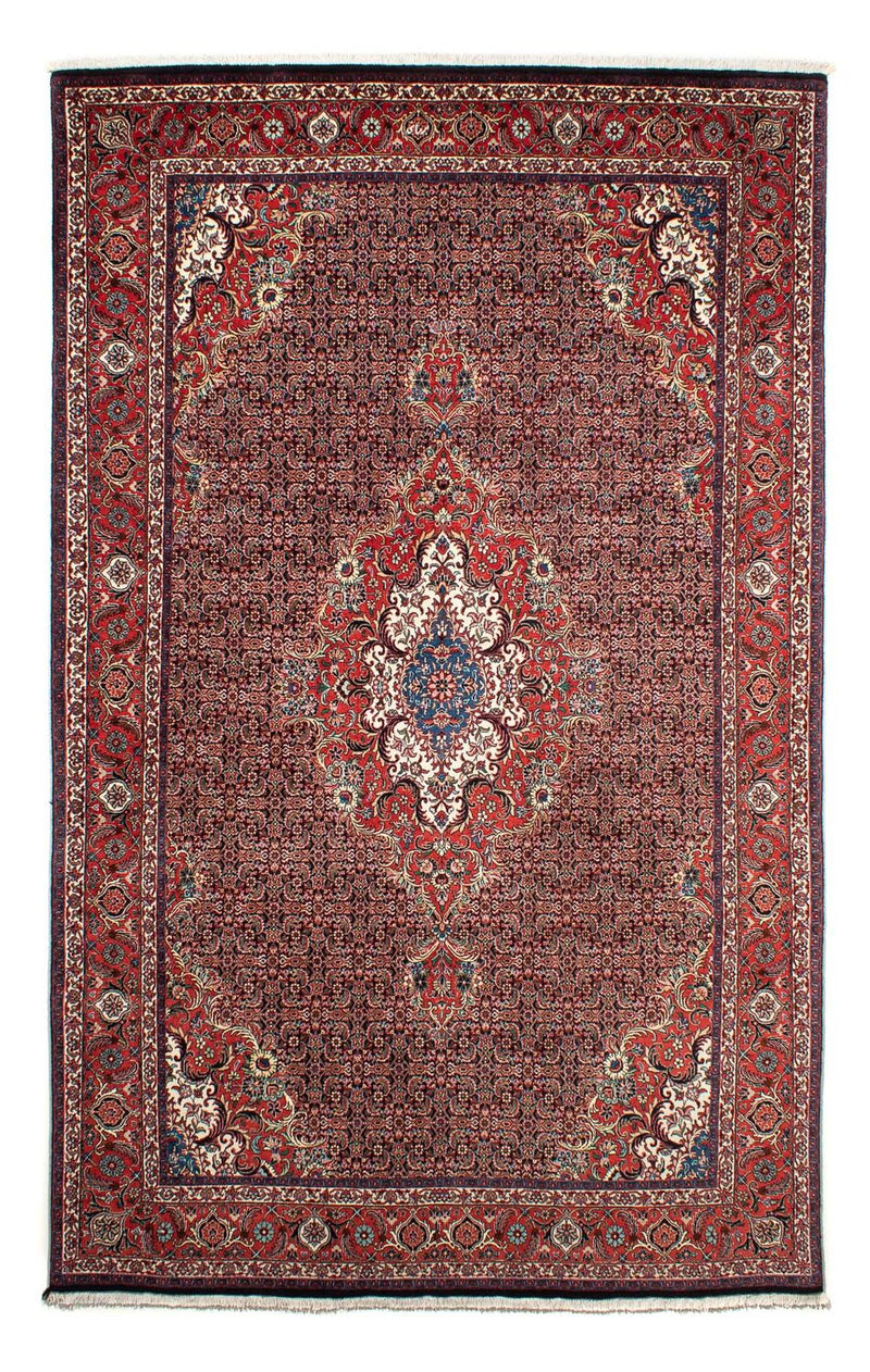 Tapete Persa - Bijar - 304 x 198 cm - vermelho claro