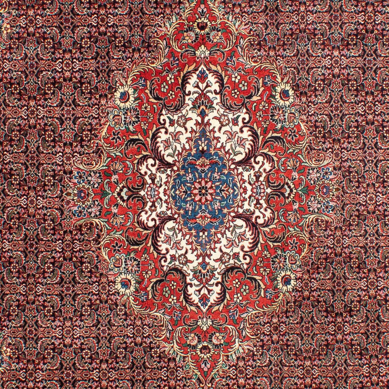Tapete Persa - Bijar - 304 x 198 cm - vermelho claro