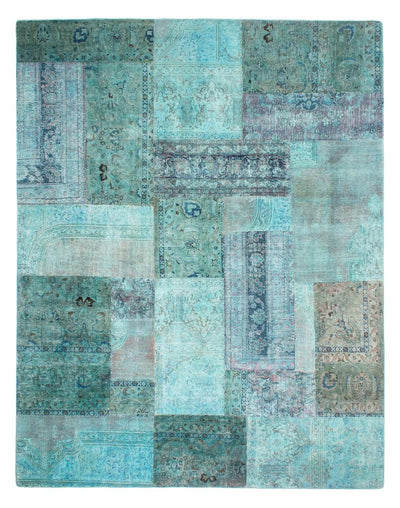 Tapete de trabalho em patchwork 238x299cm - Perserteppich Wollteppich