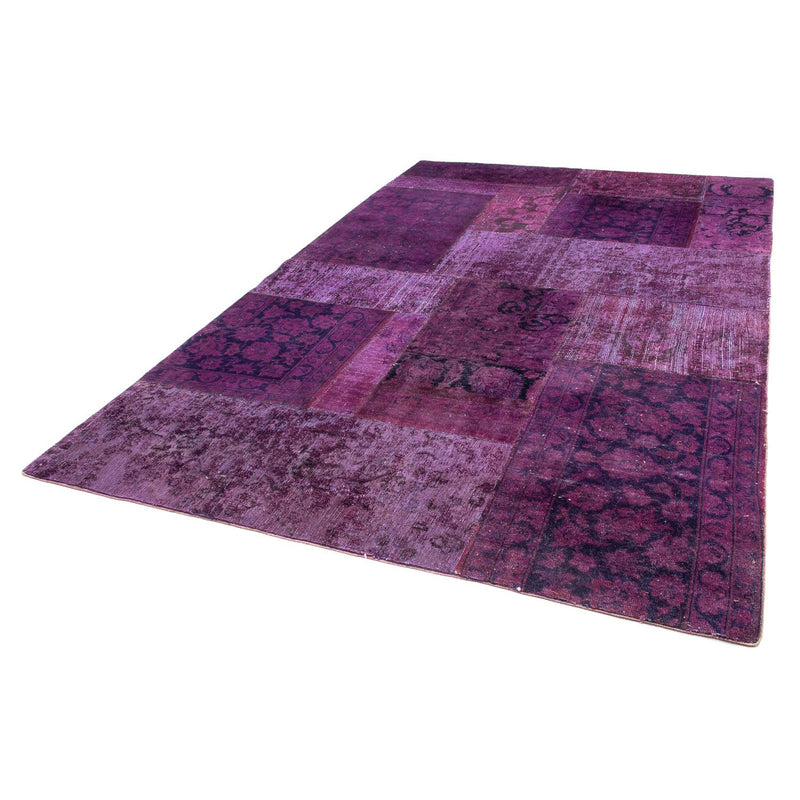 Tapete de trabalho em patchwork 180x271cm - Perserteppich Wollteppich