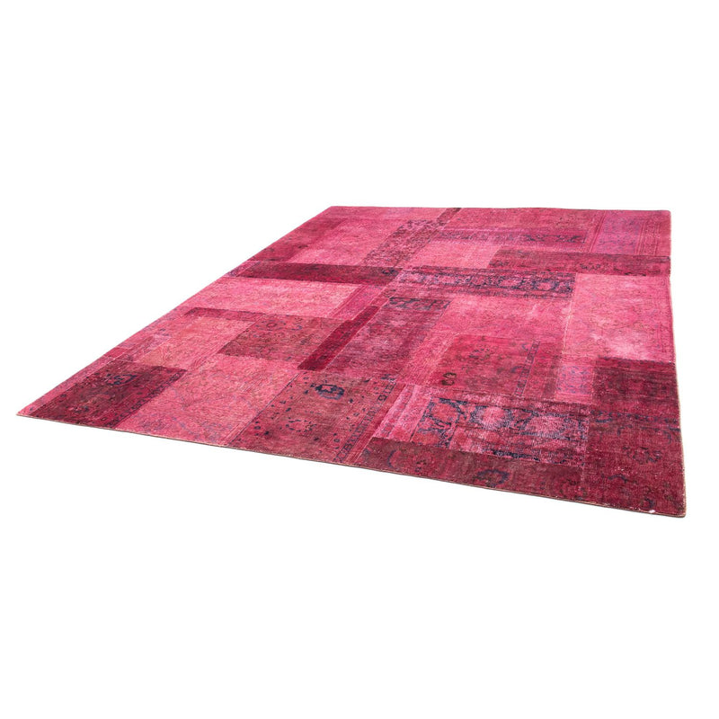 Tapete de trabalho em patchwork 291x232cm - Perserteppich Wollteppich