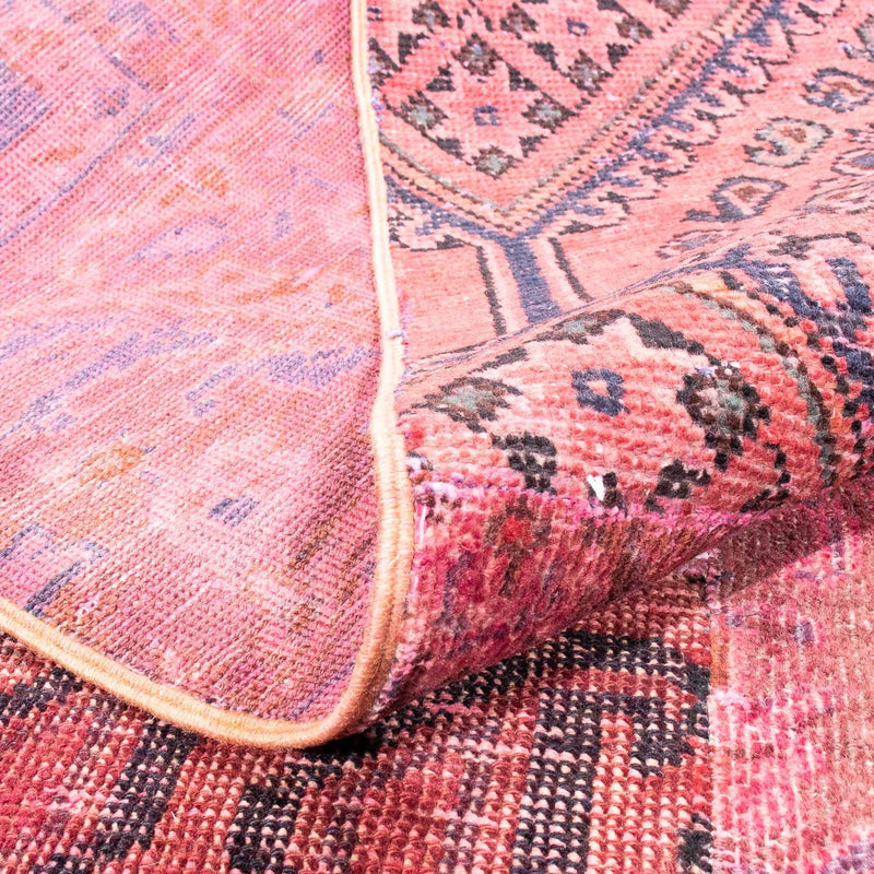 Tapete de trabalho em patchwork 239x152cm - Perserteppich Wollteppich