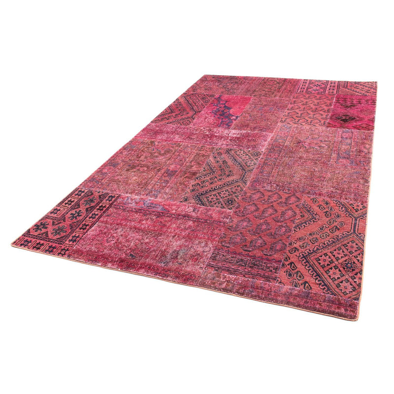 Tapete de trabalho em patchwork 239x152cm - Perserteppich Wollteppich