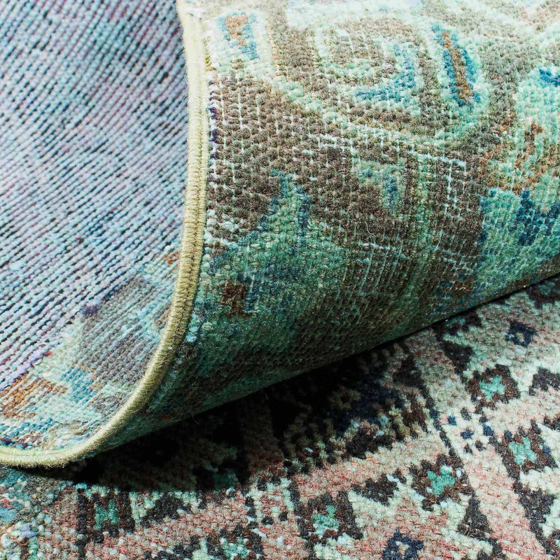 Tapete de trabalho em patchwork 234x150cm - Tapete de lã