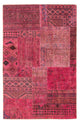 Tapete de trabalho em patchwork 237x151cm - Perserteppich Wollteppich