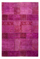 Tapete de trabalho em patchwork 271x182cm - Perserteppich Wollteppich
