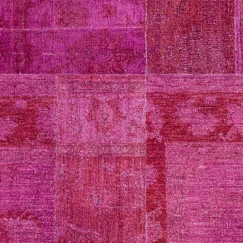 Tapete de trabalho em patchwork 271x182cm - Perserteppich Wollteppich