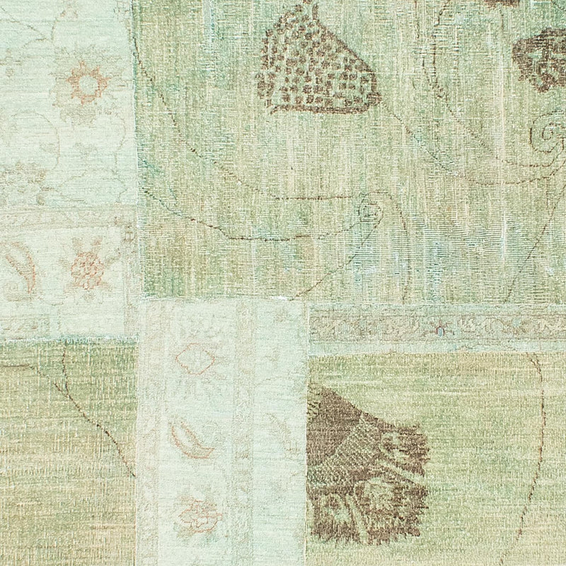Tapete de trabalho em patchwork 292x190cm - Perserteppich Wollteppich