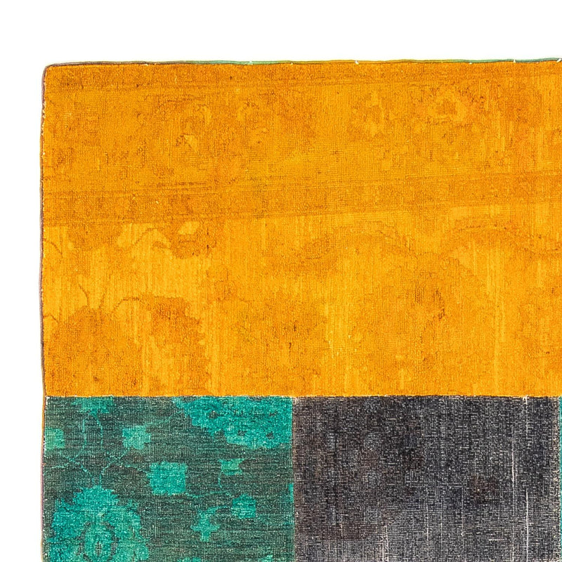 Tapete de trabalho em patchwork 232x164cm - Perserteppich Wollteppich