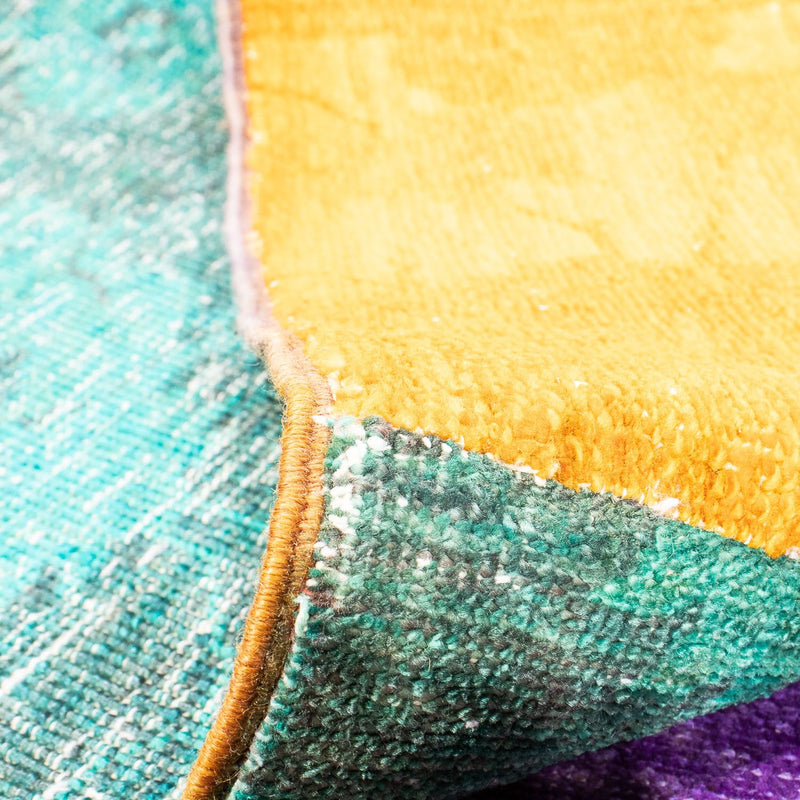 Tapete de trabalho em patchwork 232x164cm - Perserteppich Wollteppich