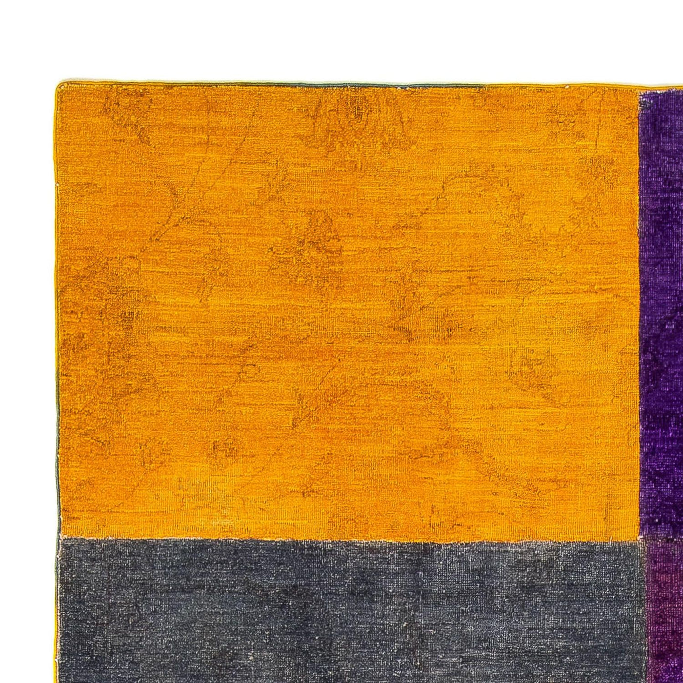 Tapete de trabalho em patchwork 237x146cm - Tapete de lã