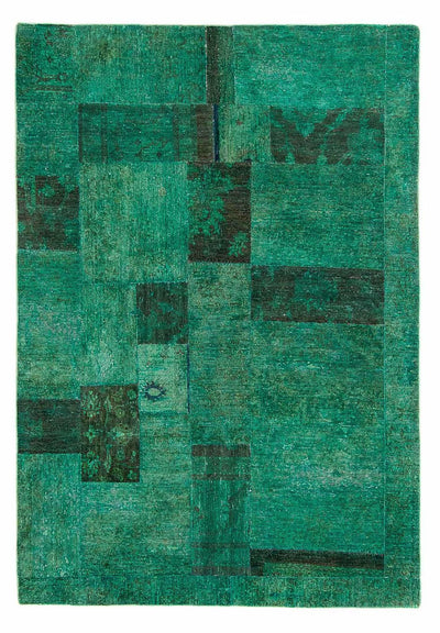 Tapete de trabalho em patchwork 156x237cm - Tapete de lã