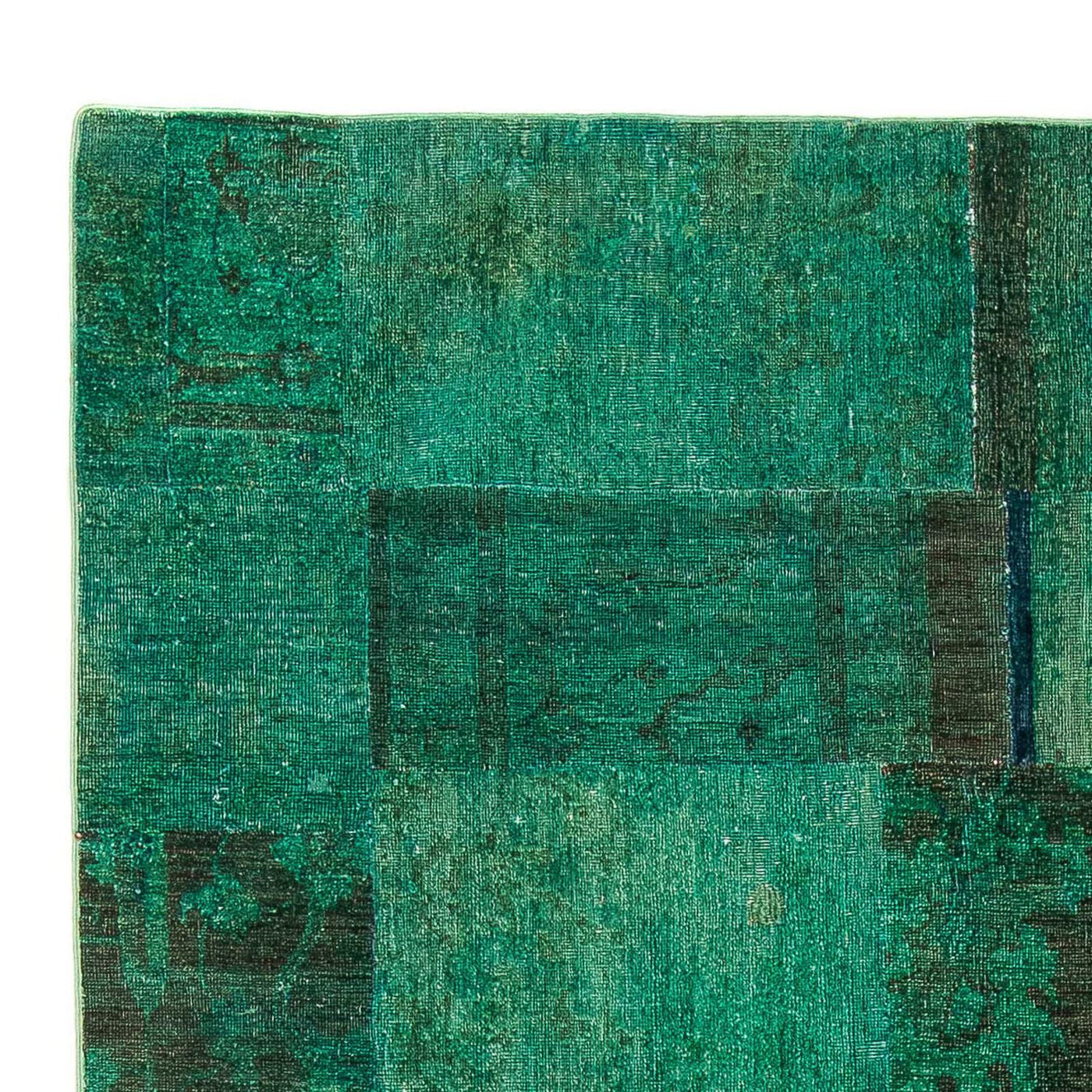 Tapete de trabalho em patchwork 237x156cm - Tapete de lã