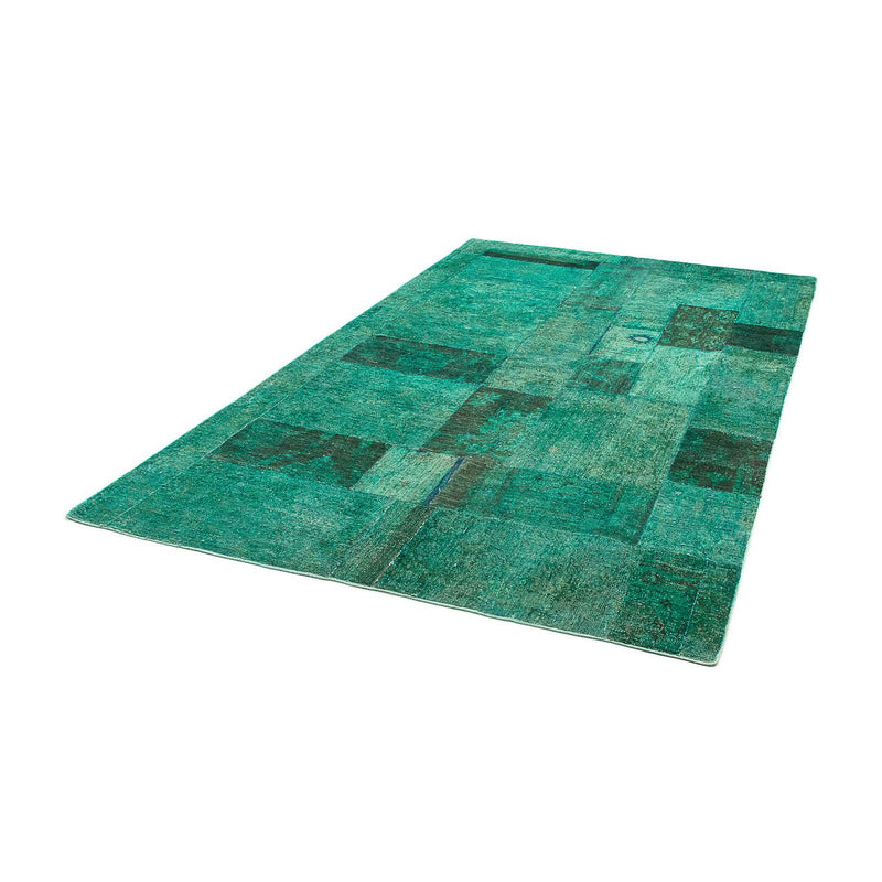 Tapete de trabalho em patchwork 237x156cm - Tapete de lã