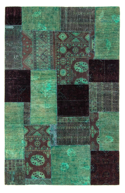 Tapete de trabalho em patchwork 175x270cm - Perserteppich Wollteppich