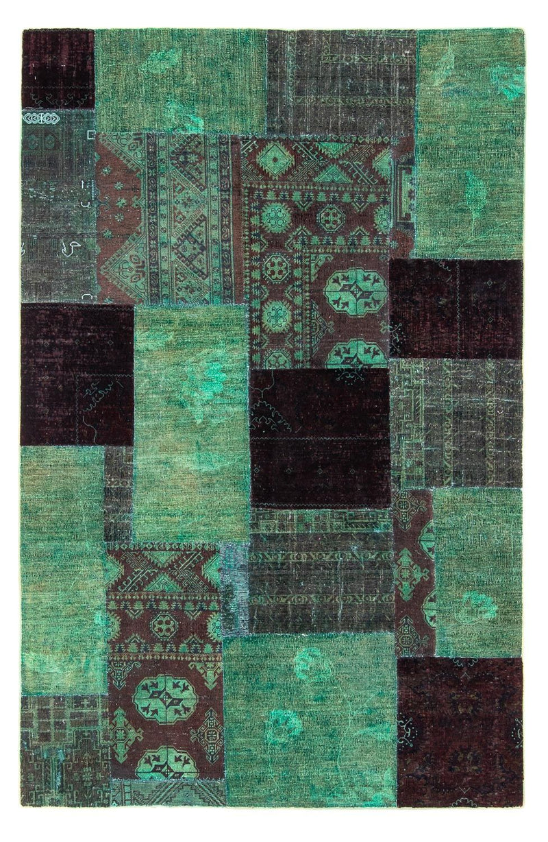 Tapete de trabalho em patchwork 270x175cm - Perserteppich Wollteppich