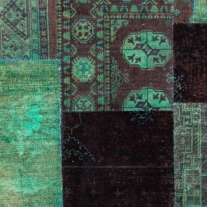 Tapete de trabalho em patchwork 270x175cm - Perserteppich Wollteppich