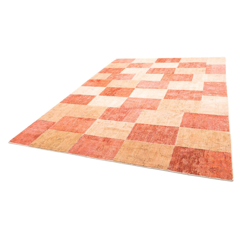 Tapete de trabalho em patchwork 294x212cm - Perserteppich Wollteppich