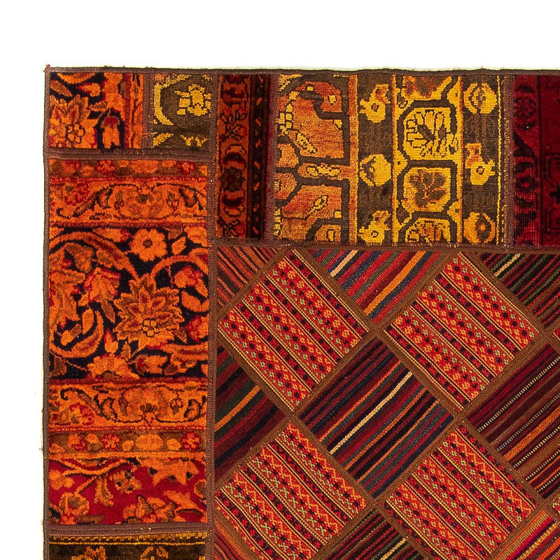 Tapete de trabalho em patchwork 234x169cm - Perserteppich Wollteppich