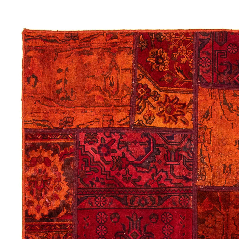 Tapete de trabalho em patchwork 194x140cm - Perserteppich Wollteppich