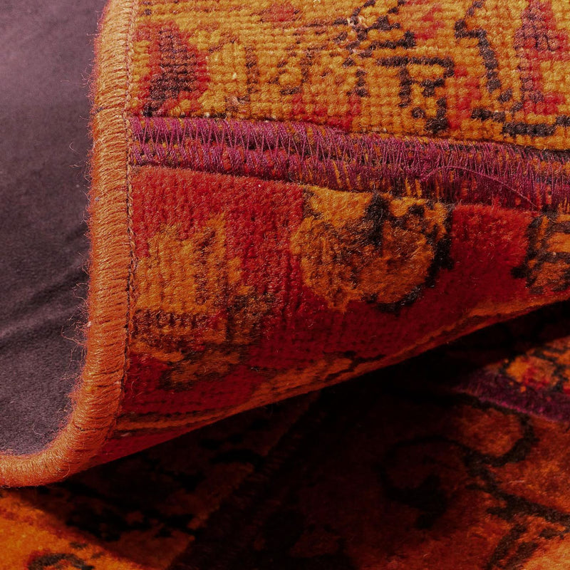Tapete de trabalho em patchwork 194x140cm - Perserteppich Wollteppich