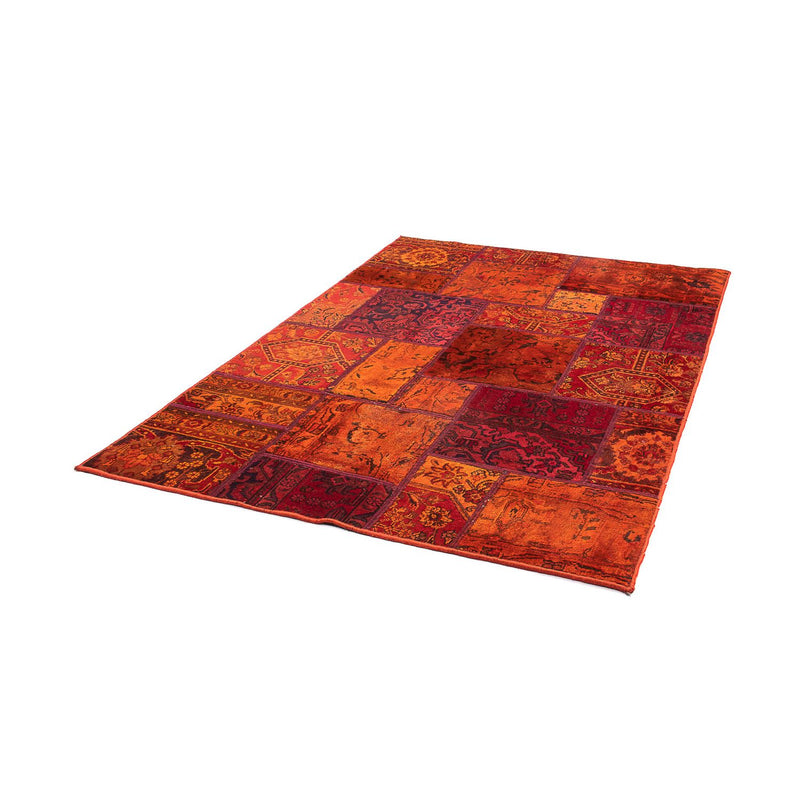 Tapete de trabalho em patchwork 194x140cm - Perserteppich Wollteppich